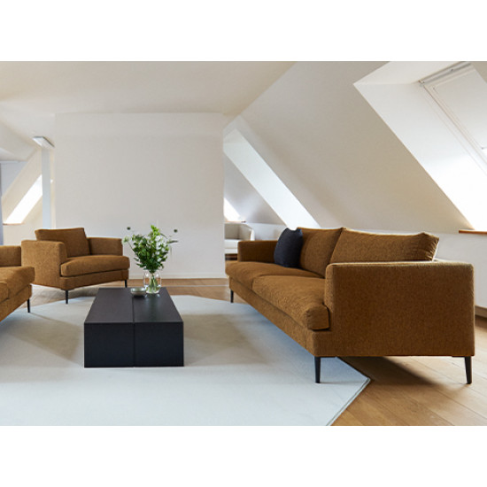 Stūra, modulārs dīvāns COPENHAGEN (3 seater + open end)