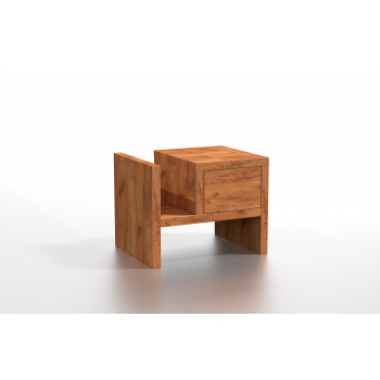 Naktsskapītis Asimetrio (Dabīga koka) Naktsskapītis Asimetrio (Dabīga koka)